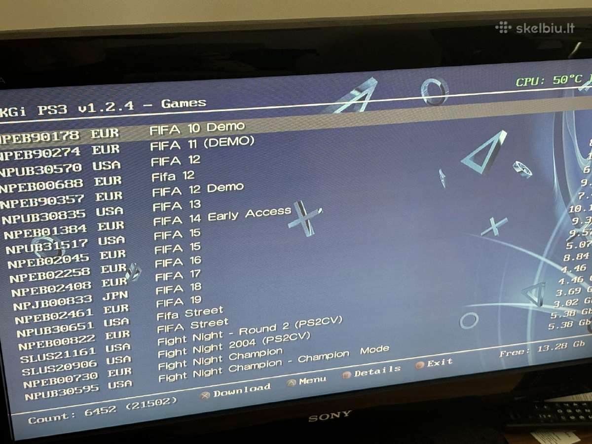 Playstation 3 Slim atrištas 250gb 2 pulteliai - nuotraukos Nr. 6