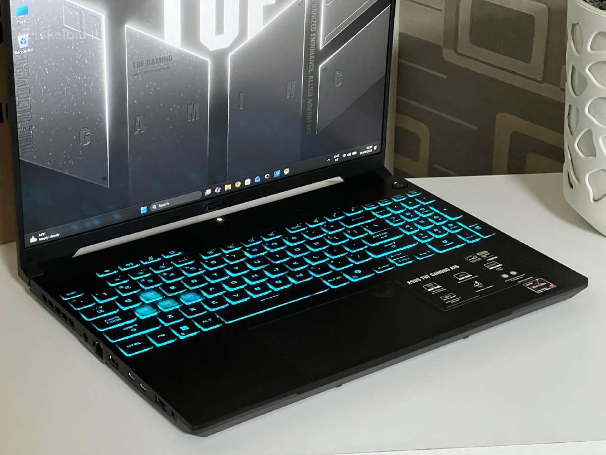 Parduodamas Asus Tuf A16 su Rtx 4050, Ryzen 7. - nuotraukos Nr. 3