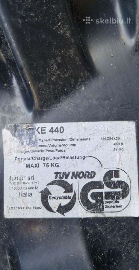 Stogo bagažinė Italų - nuotraukos Nr. 6