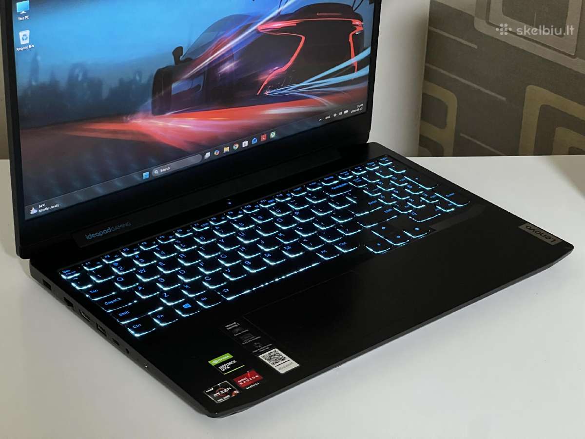 Parduodamas Ideapad Gaming su Gtx 1650, Ryzen 5. - nuotraukos Nr. 3