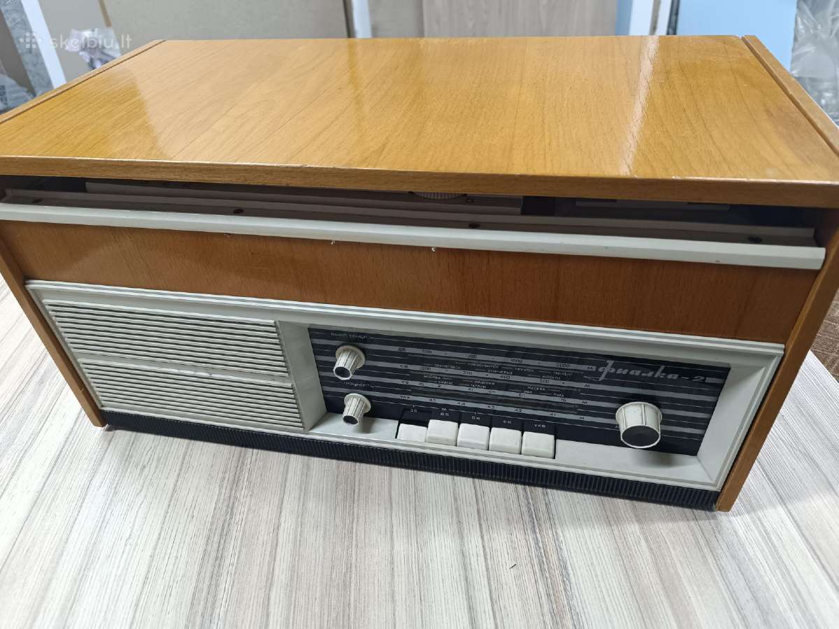 Retro lempinė magnetola „fialka-2“ + magn.juostos - nuotraukos Nr. 2