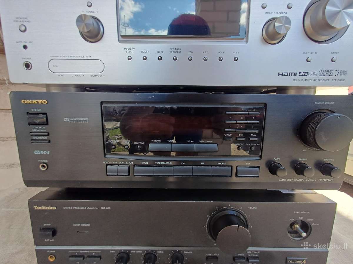 Garso stiprintuvai technics onkyo sony - nuotraukos Nr. 3