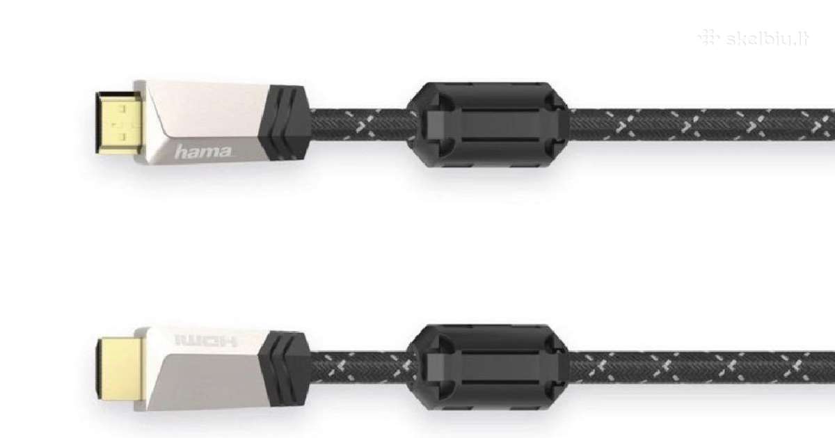 Hama Premium High Speed Hdmi kabelis su Ethernet - nuotraukos Nr. 2