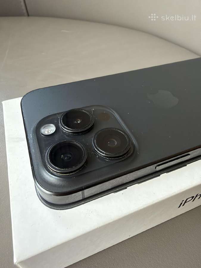 iPhone 15 Pro Black Titanium 128gb - nuotraukos Nr. 5