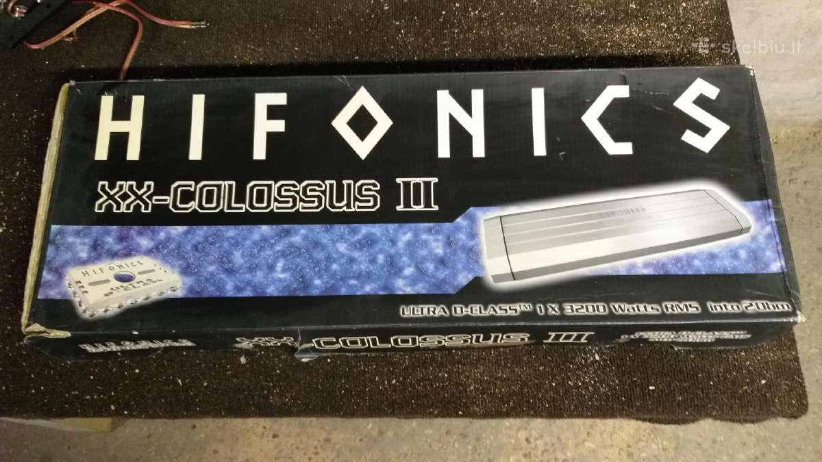 Hifonics XX-colossus II - nuotraukos Nr. 6