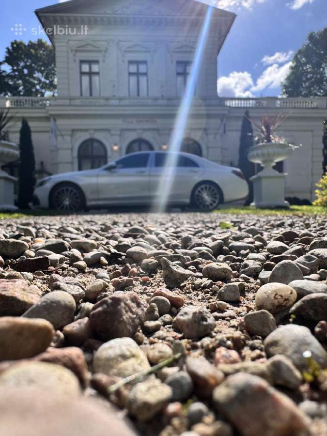 Baltas !mercedes-benz S kl nuoma vestuvėms - nuotraukos Nr. 13