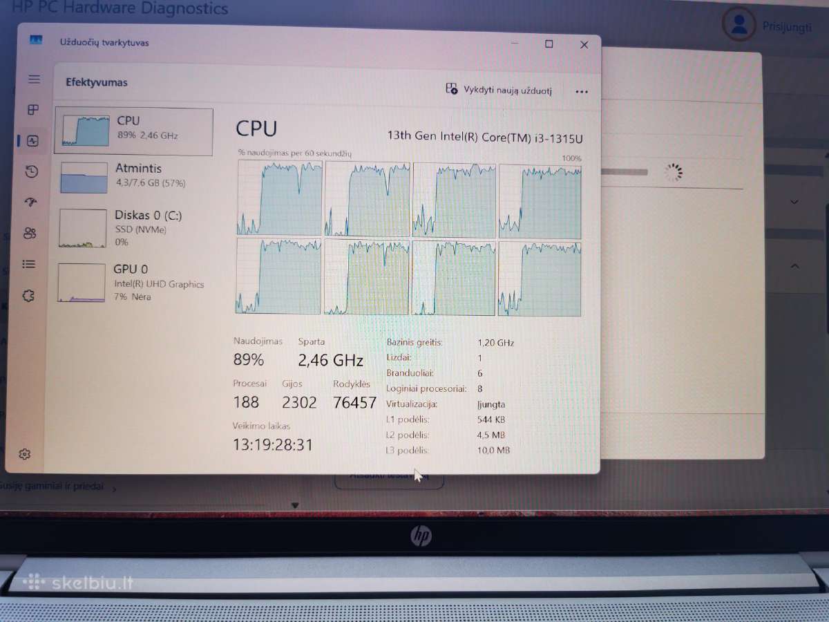 Hp Probook 440 G10 13th Gen Intel Core 1.2-4.1 GHz - nuotraukos Nr. 11