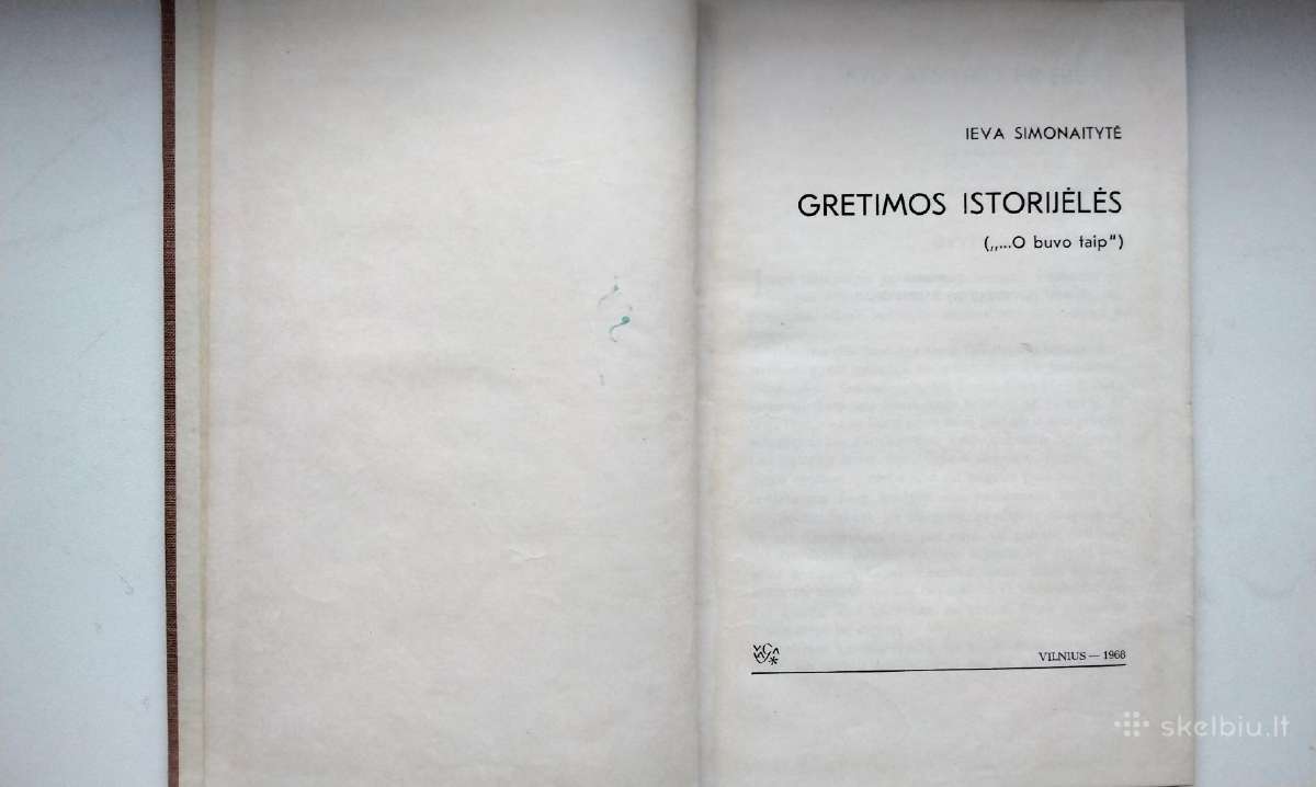 I. Simonaitytė. Gretimos istorijėlės. 1968 m. l - nuotraukos Nr. 2