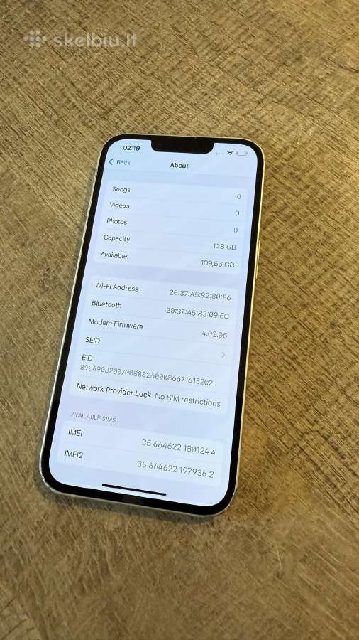 iPhone 13 128gb - nuotraukos Nr. 4