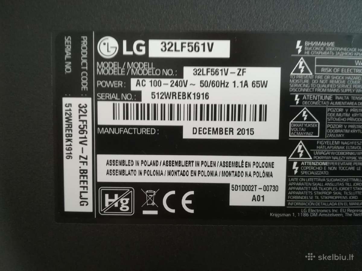 Samsung ir LG abu 82cm 32colių LED TV - nuotraukos Nr. 10