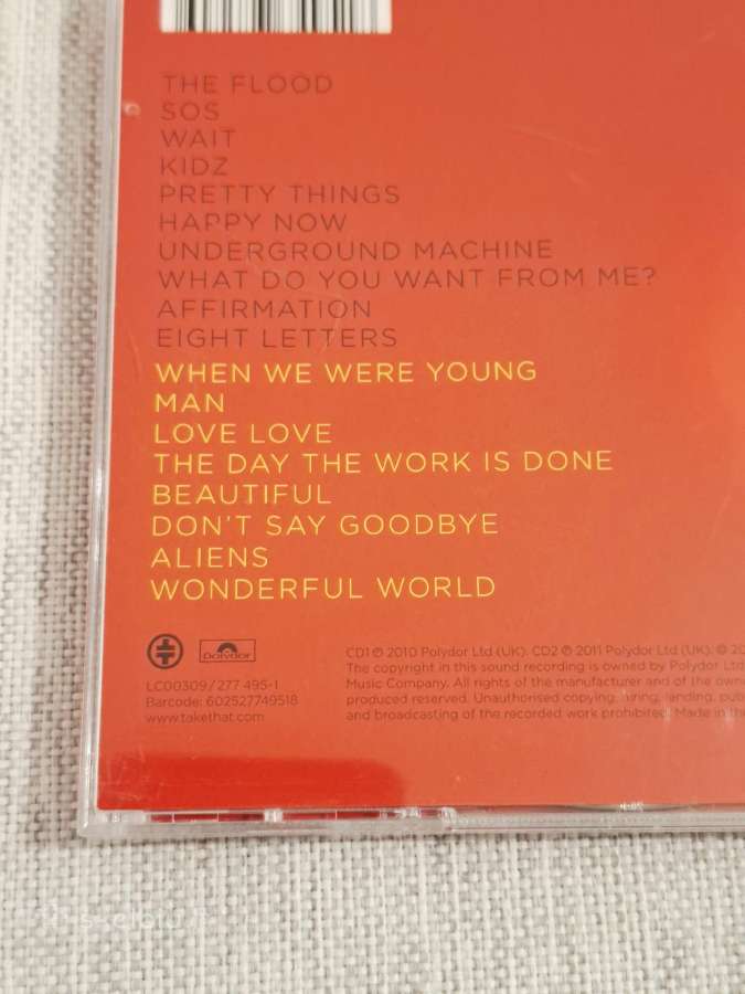Take That – Progressed (2 x CD albumas) - nuotraukos Nr. 7
