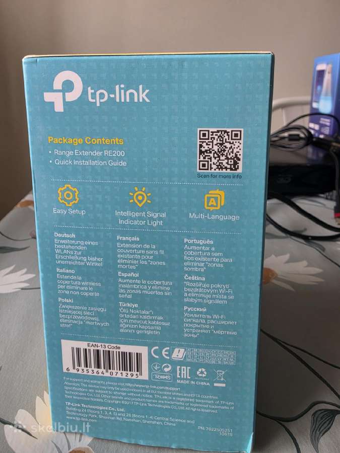 Tp-link Re200 Ac750 Wi-fi Range Extender - nuotraukos Nr. 4