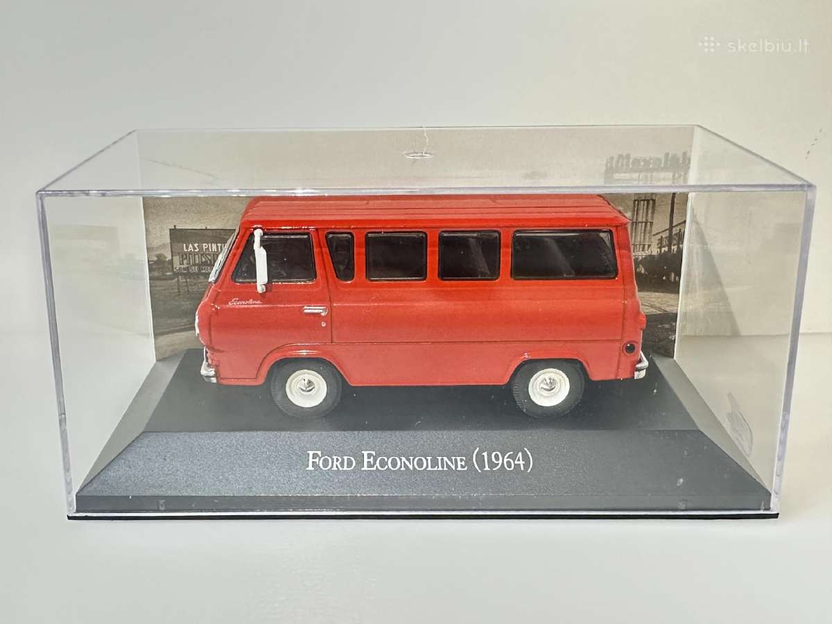 Ford Econoline 1964 raudona 1:43 IXO Edicola - nuotraukos Nr. 2