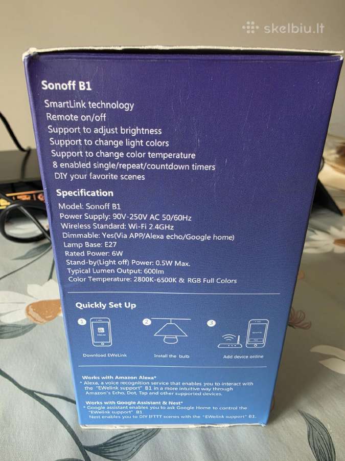 Sonoff B1 – išmanioji LED lempa - nuotraukos Nr. 4