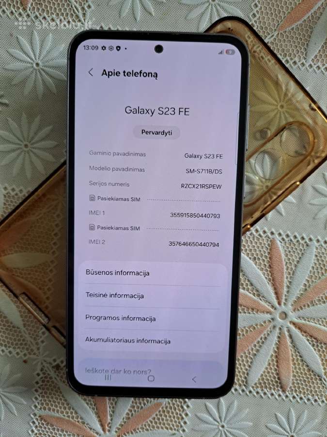 Samsung s23fe - nuotraukos Nr. 3