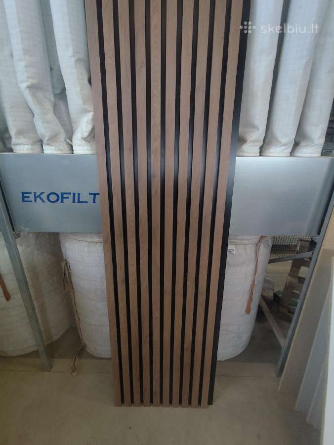 Sienų panelės lamelės – Ąžuolo Hpl / Mdf 2750x300 - nuotraukos Nr. 3