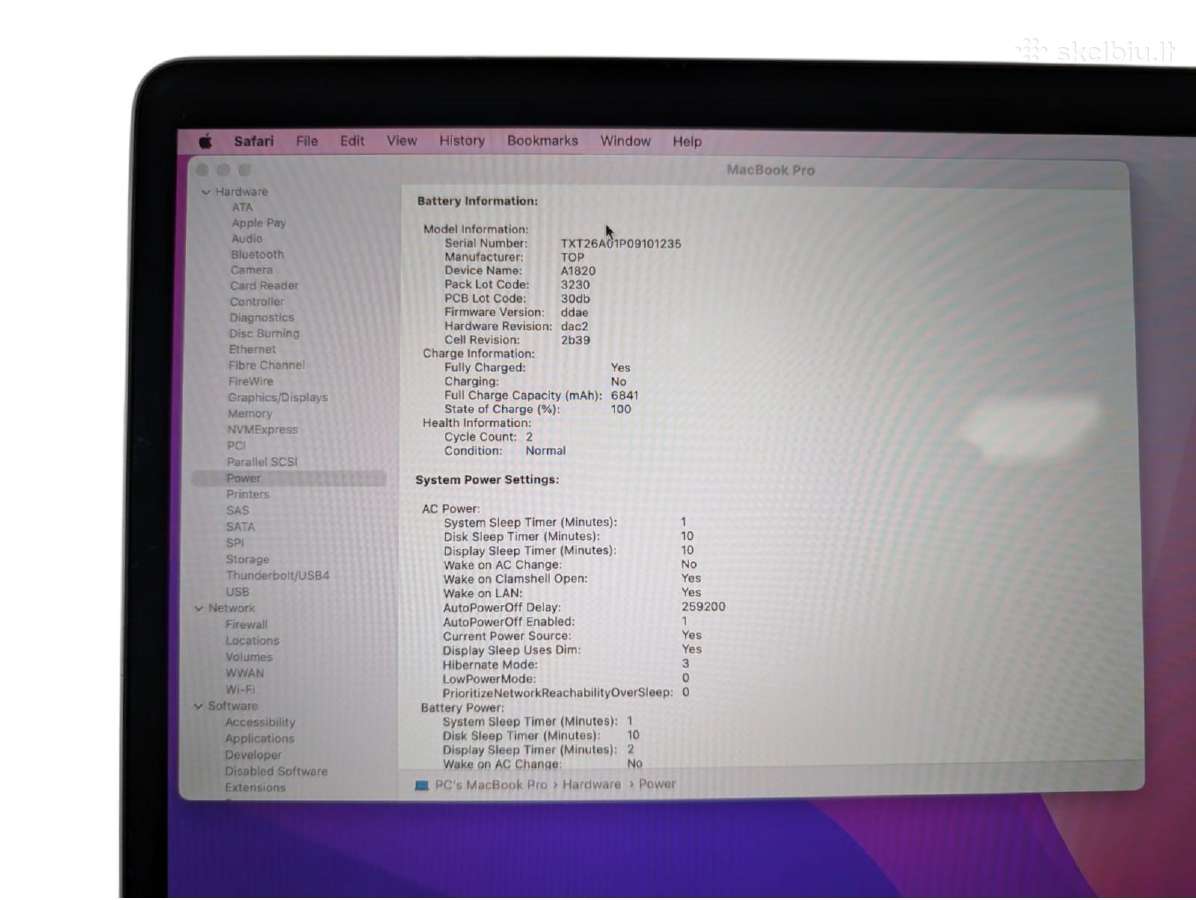 MacBook Pro 13 TB 2017 Quad-core I7 16/256 - nuotraukos Nr. 5