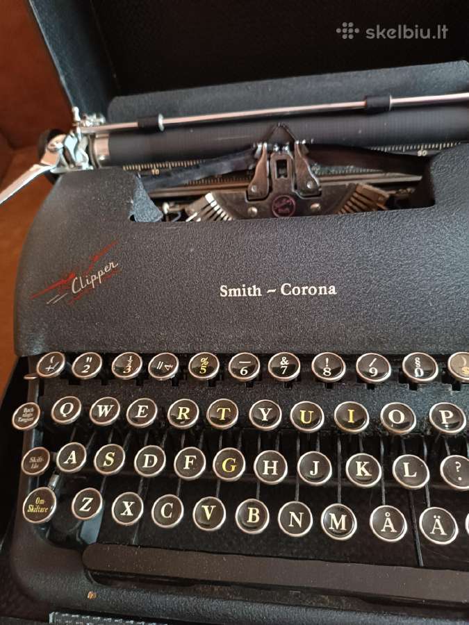 Antikvarinė spausdinimo mašinėlė Smith-corona - nuotraukos Nr. 4