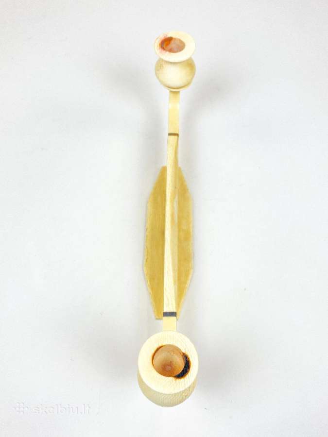 Art deco dviejų šakų žvakidė - nuotraukos Nr. 6