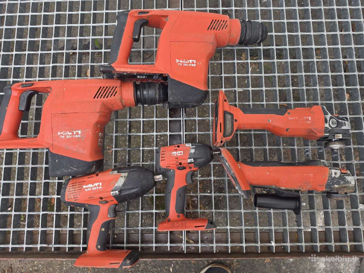 Hilti akumuliatoriniai irankiai - nuotraukos Nr. 2