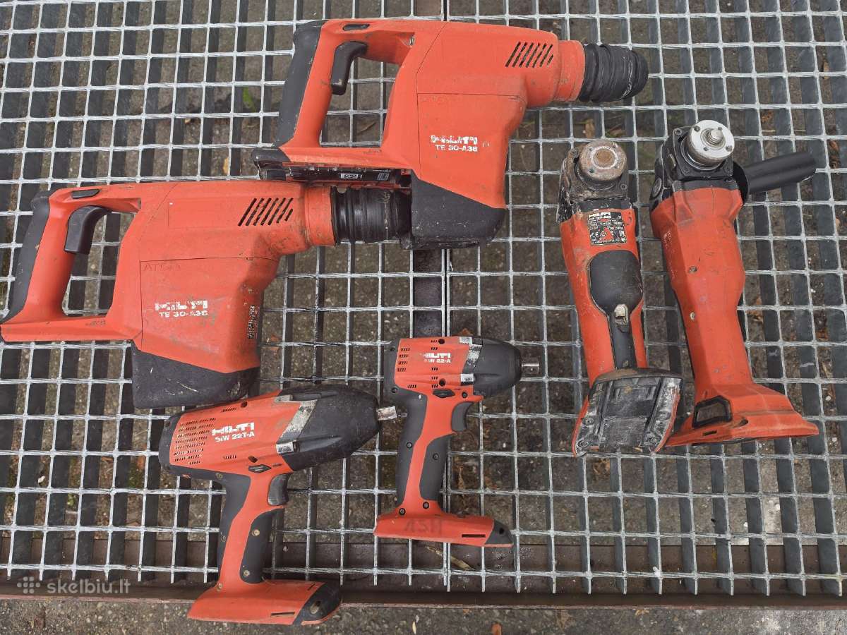 Hilti akumuliatoriniai irankiai - nuotraukos Nr. 4