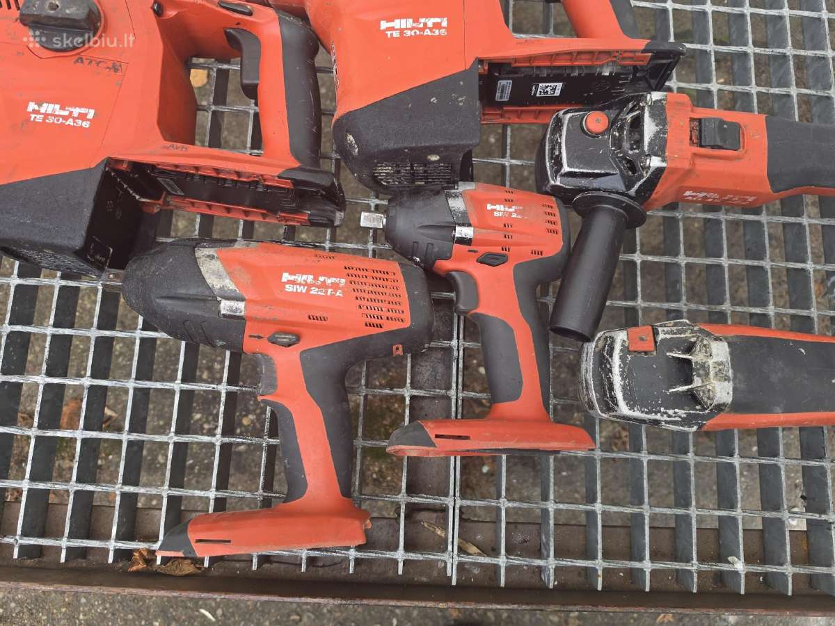 Hilti akumuliatoriniai irankiai - nuotraukos Nr. 9