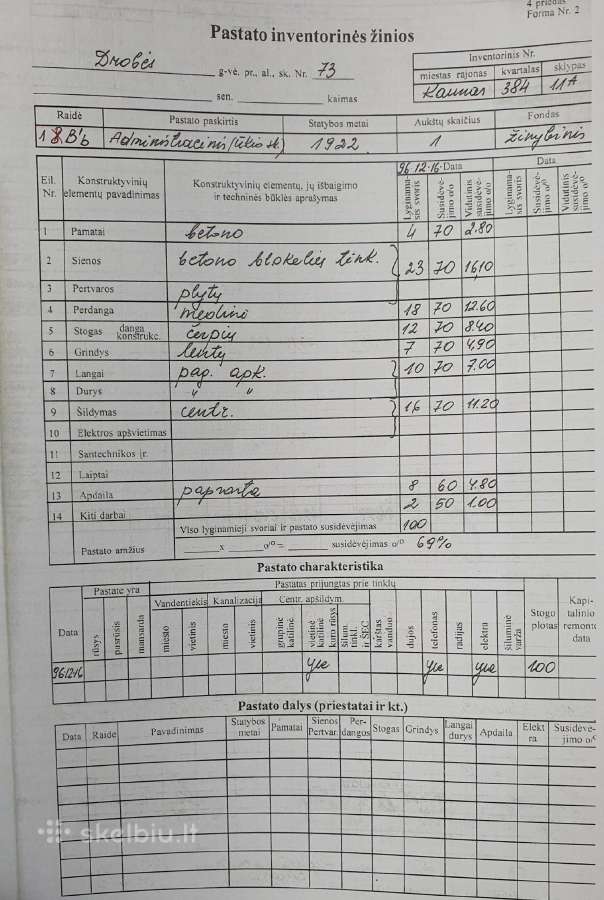 Parduodamas Administracinis Pastatas Šančiuose - nuotraukos Nr. 12