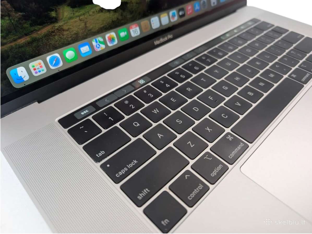 MacBook Pro 15 TB 2018 6-core i7 16gb/256gb - nuotraukos Nr. 6