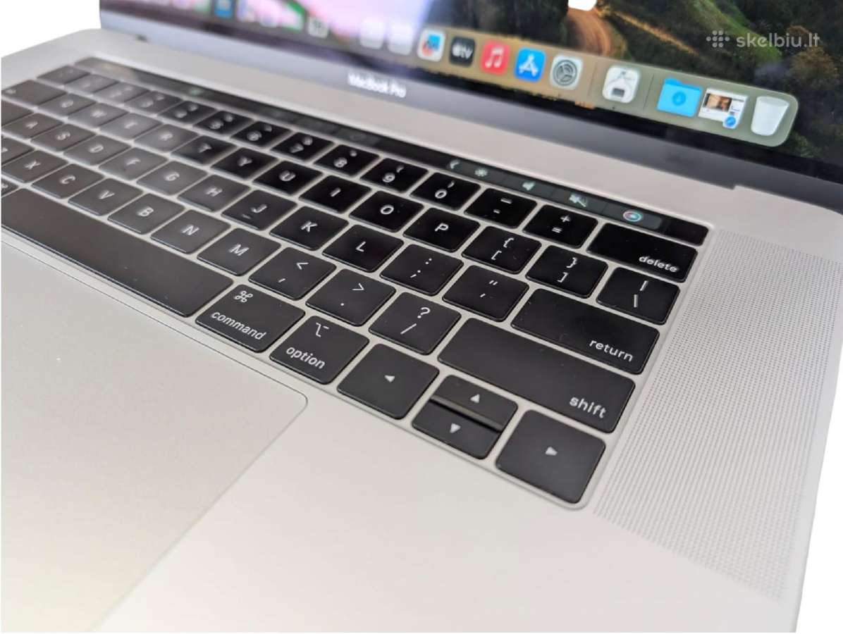 MacBook Pro 15 TB 2018 6-core i7 16gb/256gb - nuotraukos Nr. 10