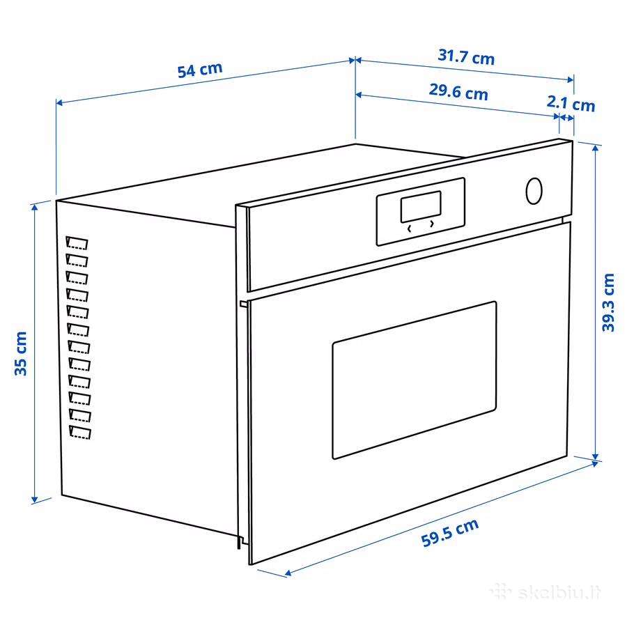 Įmontuojama mikrobangų krosnelė, Ikea Frillesbo - nuotraukos Nr. 2