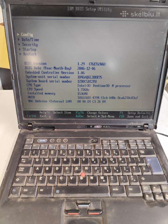 Nešiojami komp. Ibm Thinkpad , R52 ir T41 - nuotraukos Nr. 6