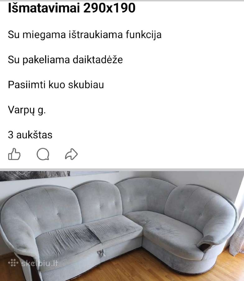 Atiduodam minkštą kampą - nuotraukos Nr. 3