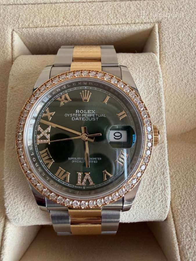 Rolex datejust 36mm moteriškas laikrodis original - nuotraukos Nr. 2