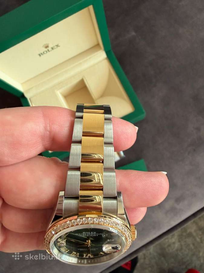 Rolex datejust 36mm moteriškas laikrodis original - nuotraukos Nr. 8