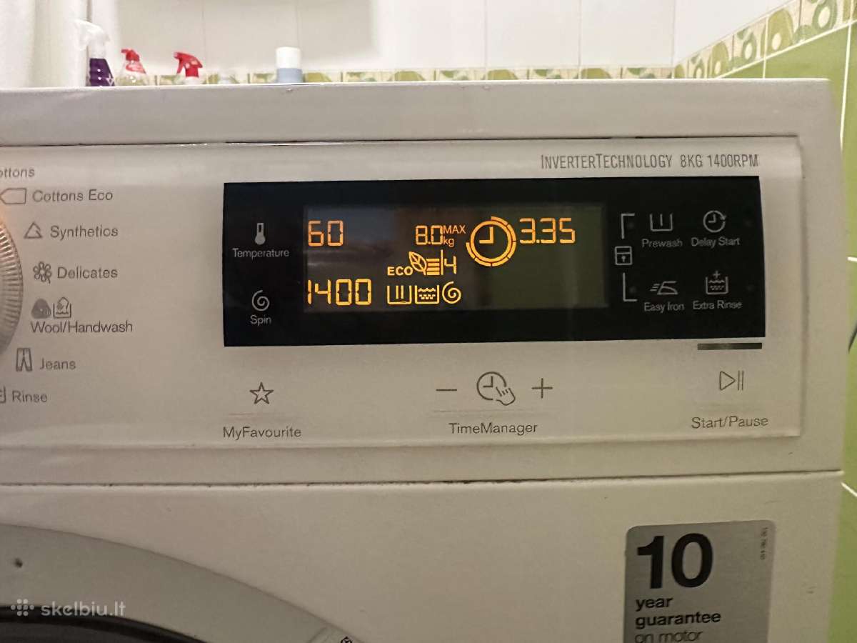Electrolux skalbimo mašina su „steamsystem“ - nuotraukos Nr. 5