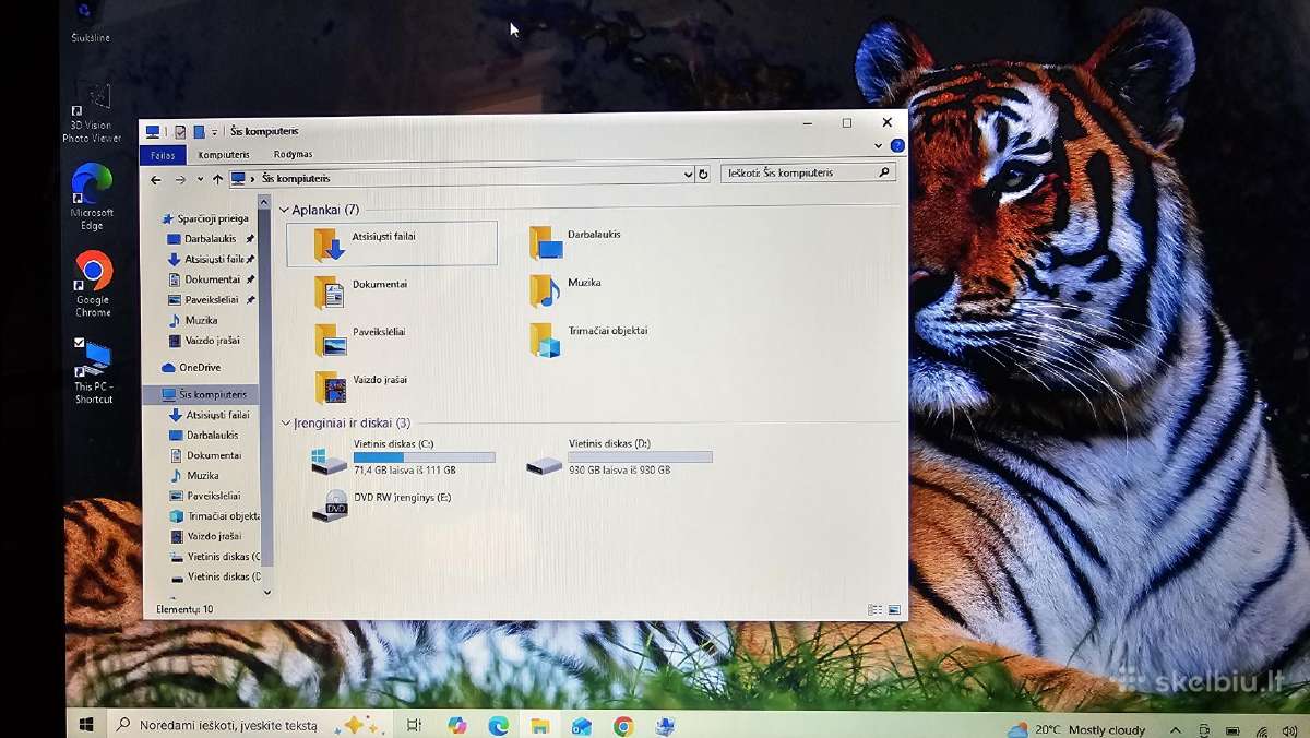 Medion Akoya i5/8gb/120ssd+1000gb/17.3 - nuotraukos Nr. 4