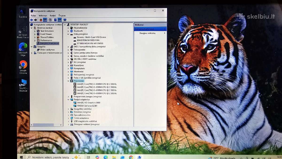 Medion Akoya i5/8gb/120ssd+1000gb/17.3 - nuotraukos Nr. 6