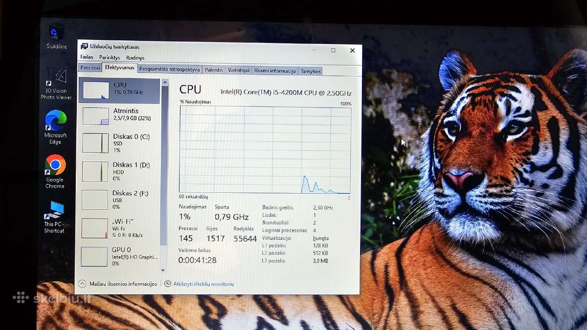 Medion Akoya i5/8gb/120ssd+1000gb/17.3 - nuotraukos Nr. 7
