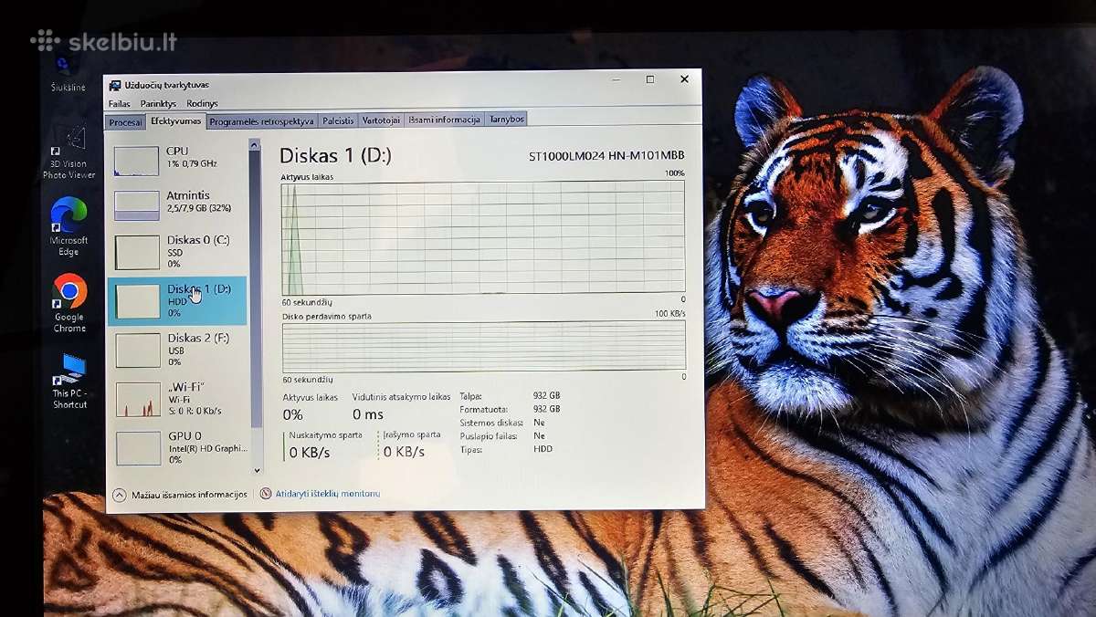 Medion Akoya i5/8gb/120ssd+1000gb/17.3 - nuotraukos Nr. 10