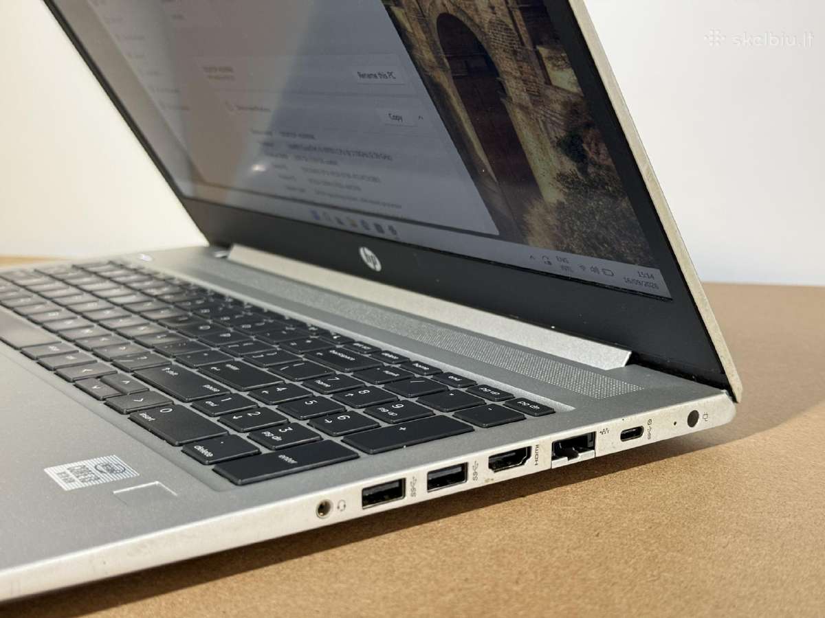 Hp Probook 450 G7 15 colių i3-10110u 8gb/256gb - nuotraukos Nr. 5