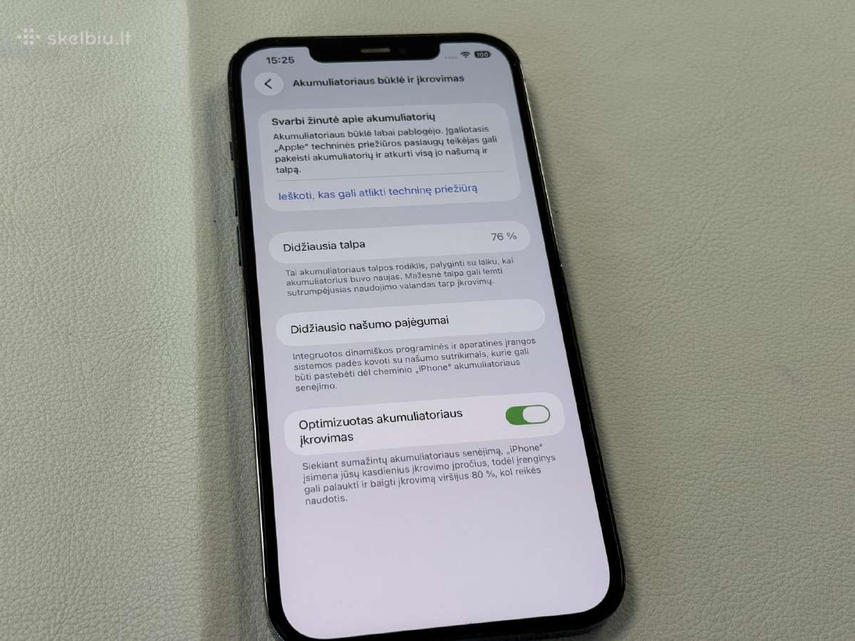 iPhone 12 Pro Max 128gb ir 256gb - nuotraukos Nr. 18