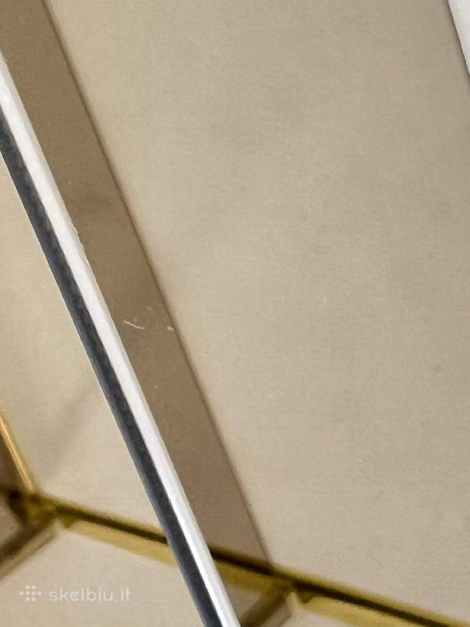 Metalinio rėmo lentyna su stiklu - nuotraukos Nr. 11
