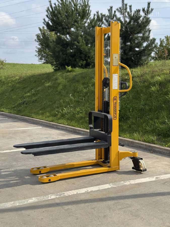 Rankinis aukštai keliantis palečių vežimėlis - nuotraukos Nr. 2