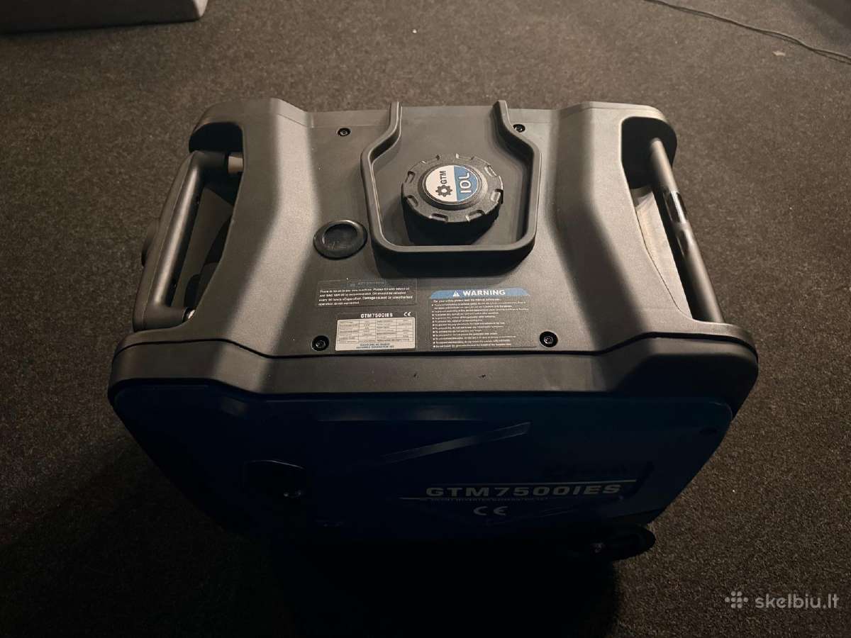 Inverterinis generatorius Gtm7500ies 6,5 kw - nuotraukos Nr. 3
