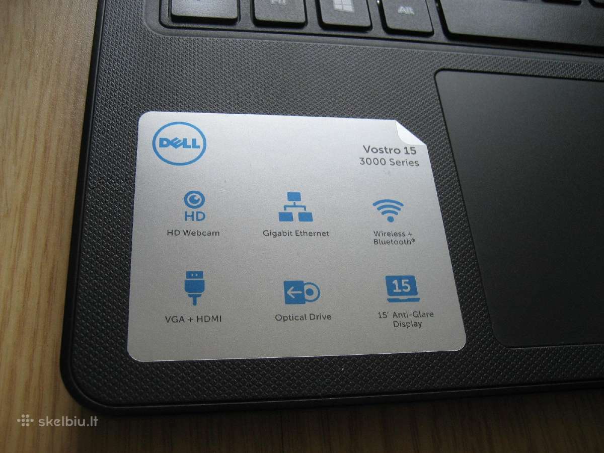 Plonas Dell 15-3568 i5 3.10ghz/ 8gb/ 256gb/ 3 val. - nuotraukos Nr. 4