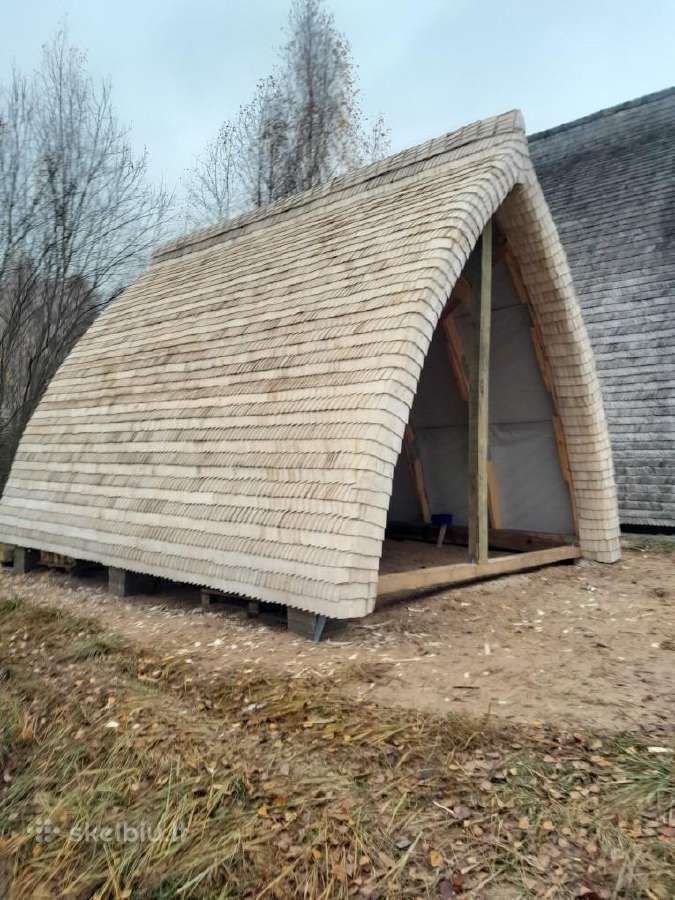 Drebulės skiedrų stogai – gamyba ir dengimas - nuotraukos Nr. 12