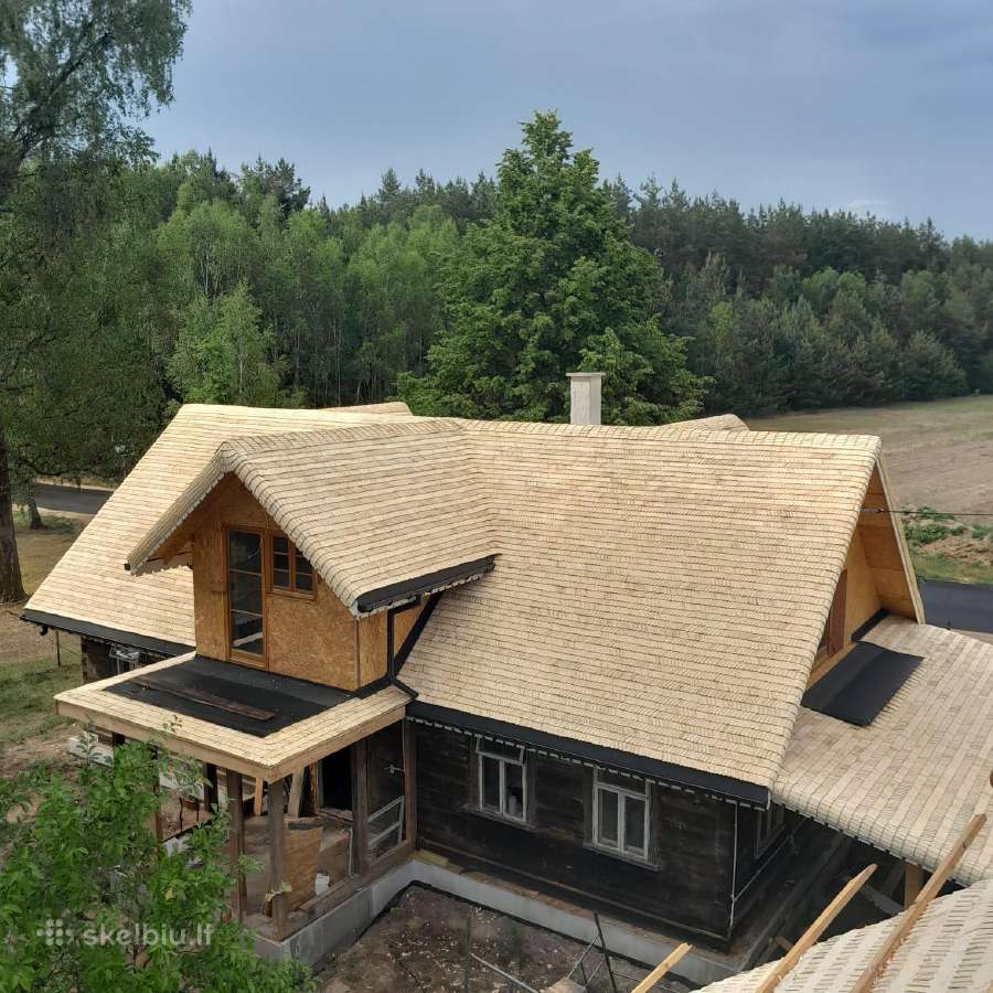Skiedriniai stogai. Drebulinės skiedros. - nuotraukos Nr. 12