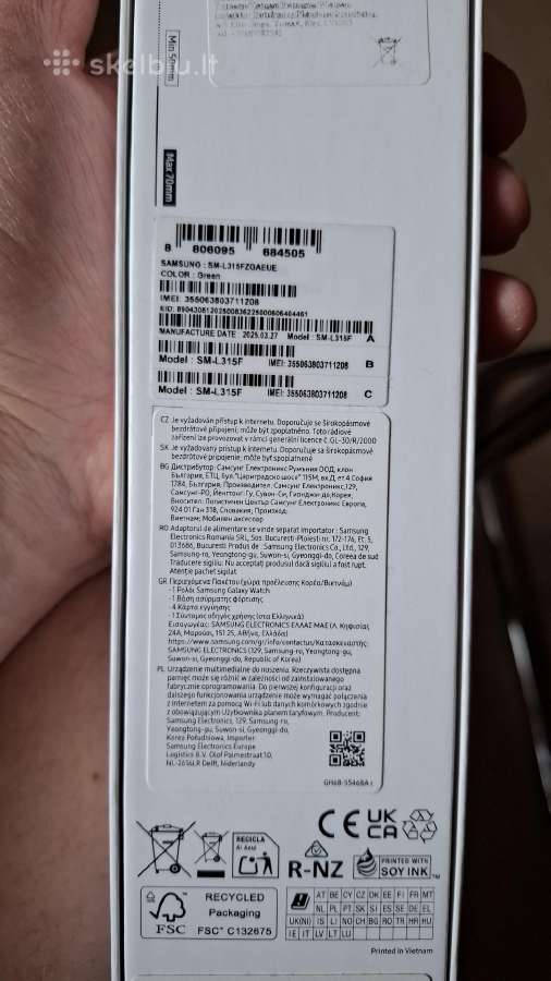 Samsung Galaxy Watch 7 (44 mm, Lte, esim) - nuotraukos Nr. 9