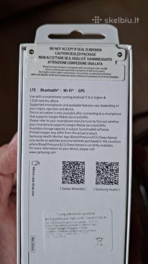 Samsung Galaxy Watch 7 (44 mm, Lte, esim) - nuotraukos Nr. 10