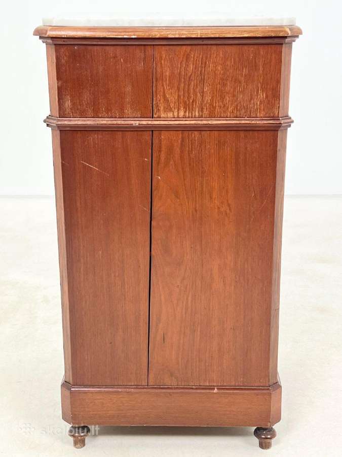 Raudonmedžio spintelė su marmuru - nuotraukos Nr. 9